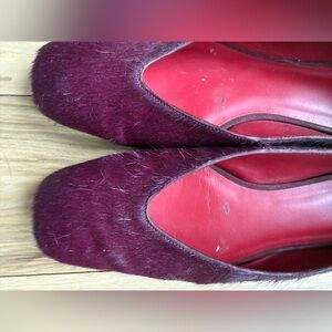 Reformation Prudence Ballet Flats Ruby Haircalf Anthropologie